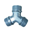Hose Y Connector 3/4" Zinc Mht X Mht X Mht - Image 1