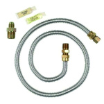 GAS DRYER CONNECTOR KIT, STAINLESS STEEL - Image 1