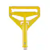 Wooden handle designed for a wet mop