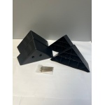 Black Sofa legs 4pk w/screws - Image 1