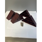 Brown Sofa legs 4pk w/screws - Image 1